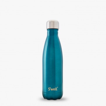 S'well Stainless Steel Water Bottle 17oz - Glitter Collection - Ivy