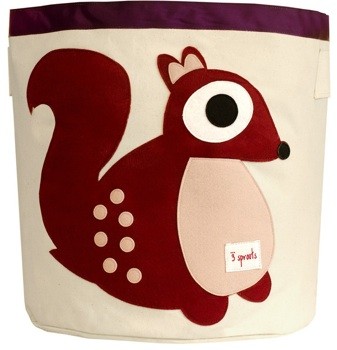 3 Sprouts Storage Bin - Squirrel