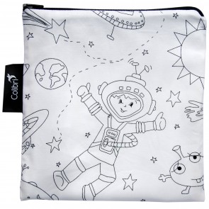 Colibri - Large Reusable Bag - Colour Your Own - Space