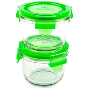 Wean Green - Glass Bowls 6oz (165ml) - Peas - 2 pk