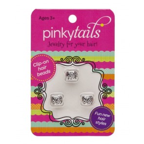 Pinkytails Hair Jewelry Clips - Glazed Swirls