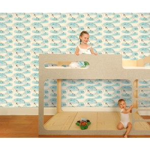 Pop & Lolli - Sarah Jane Wander Woods Wall Paper - Blue