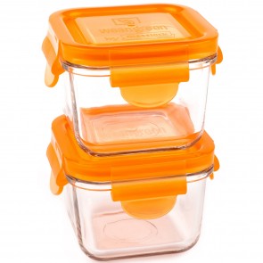 Wean Green - Glass Snack Cubes 7oz (210ml) - Carrot - 2 pk