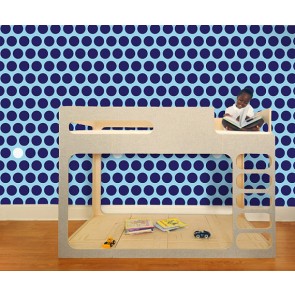 Pop & Lolli - Dottiliscious Wall Paper - Navy Bubble