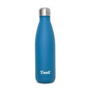 S'well Quartz Stainless Water Bottle 17oz Stone Collection - Blue Tourmaline