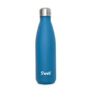 S'well Quartz Stainless Water Bottle 17oz Stone Collection - Blue Tourmaline