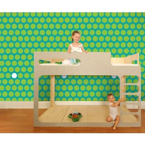 Pop & Lolli - Dottiliscious Wall Paper - Green Bubble