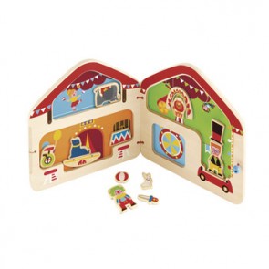 Hape  - Big Top Circus Magentic Book 