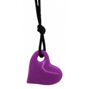 Jellystone Junior Heart Pendant - Purple Grape