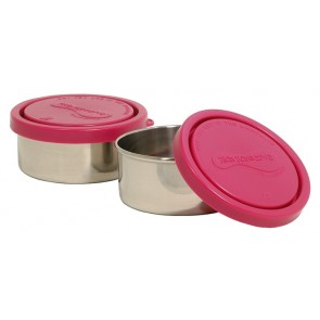 Kids Konserve - Small Round Food Container 5 oz - 2pk - Magenta