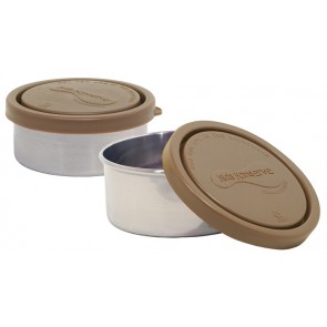 Kids Konserve - Small Round Food Container 5 oz - 2pk - Mud