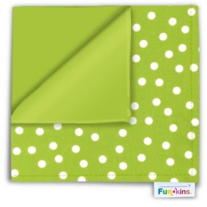 Funkins - Cloth Napkin - Lime Dots