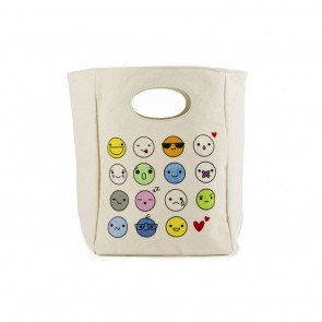 Fluf Emoji Organic Lunch Bag