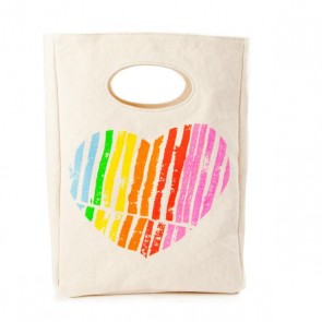 Fluf Heart Organic Lunch Bag