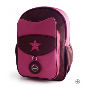 Milkdot - Top Kat Backpack w/Snack Pouch - Plum