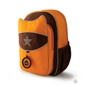 Milkdot - Top Kat Backpack w/Snack Pouch - Tangerine