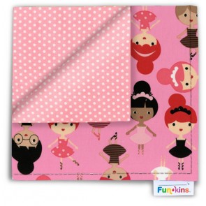 Funkins - Cloth Napkin - My BBFs Like Pink