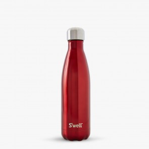 S'well Stainless Steel Water Bottle 17oz - Rowboat Red Shimmer