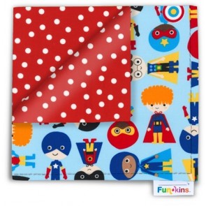 Funkins - Cloth Napkin - Super Hero Boys