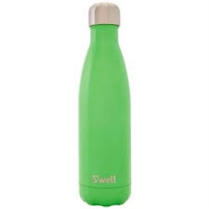 S'well Stainless Water Bottle 17oz Satin Collection - Granny Smith