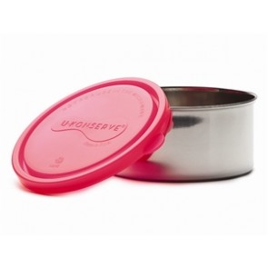 U Konserve - Large Round Food Container 16 oz - Neon Pink