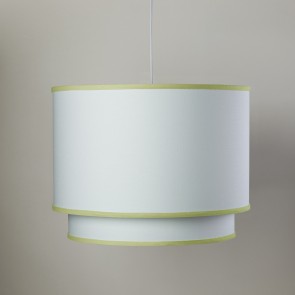 Oilo Studio - White Double Cylinder - Spring Green