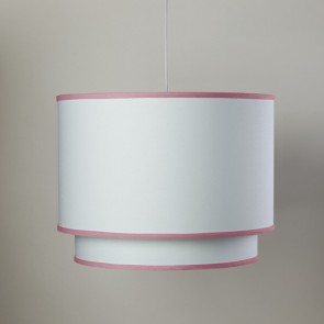 Oilo Studio - White Double Cylinder - Petal Pink