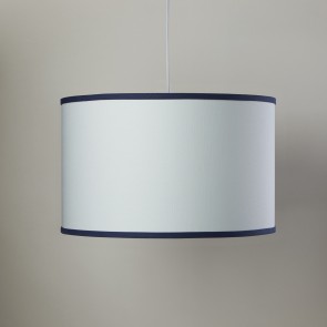 Oilo Studio -White Large Cylinder - Cobalt Blue