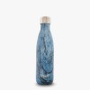 S'well Stainless Steel Water Bottle 17oz - Dark Forest Wood Collection