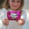 Giggle Me Pink - Sequin Heart Coin Purse