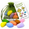 Crayon Rocks - 8 Pastel in Spring Green Bag