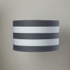 Oilo Studio -Stripe Large Cylinder - Pewter